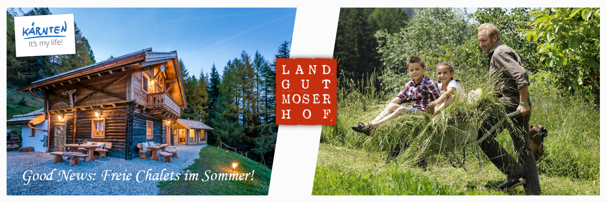 Landgut Moserhof - Family-Chalkets Sommerurlaub Hohe Tauern