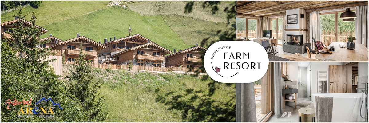 Farm Resort Geislerhof - Sommerurlaub im Chaletdorf in der Zillertal Arena