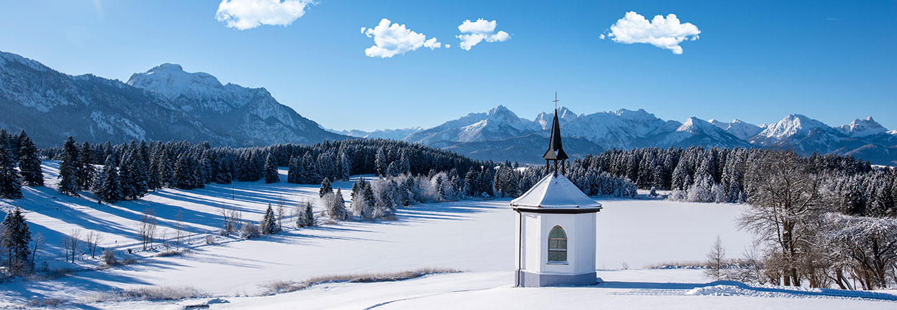 Winterurlaub in Hütten in Bayern