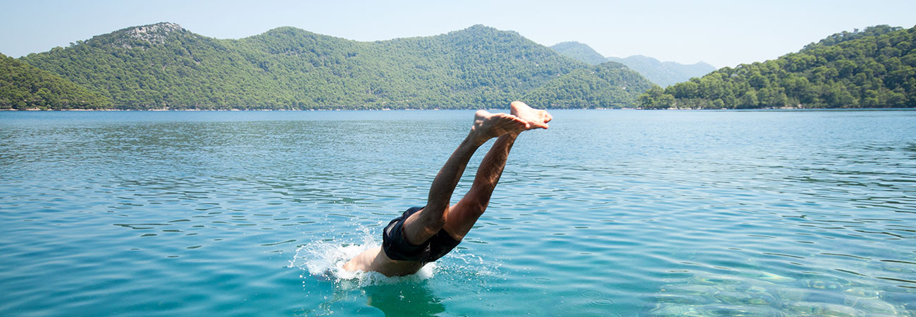 Badeurlaub in Chalets direkt am See