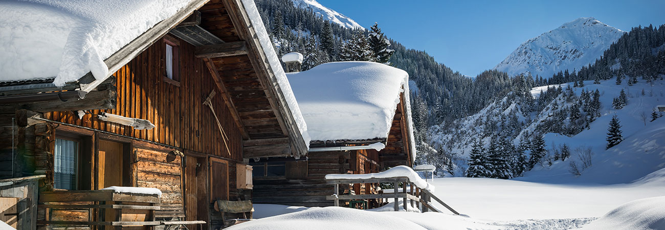 Winterrlaub auf der Alm in Alm-Chalets & Hütten
