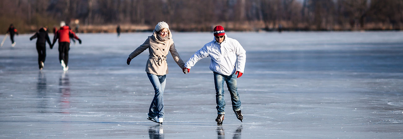 Winterurlaub in Lodges & Hütten am See