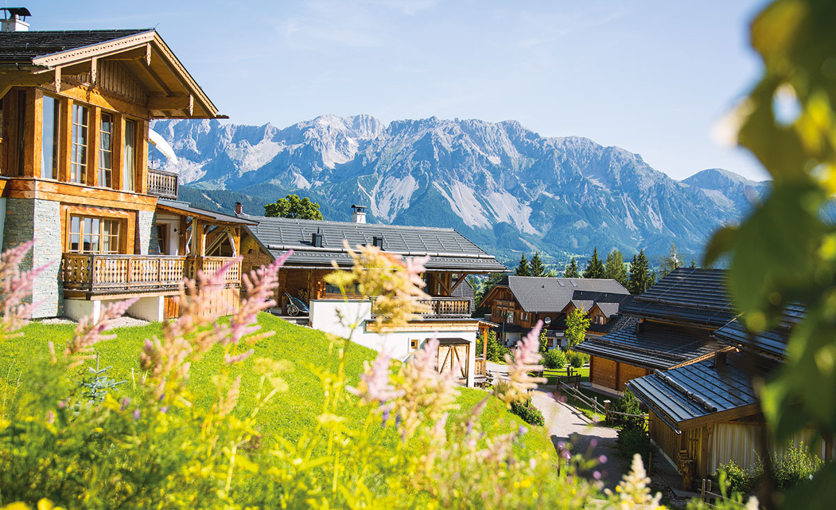 Chalets auf der Alm