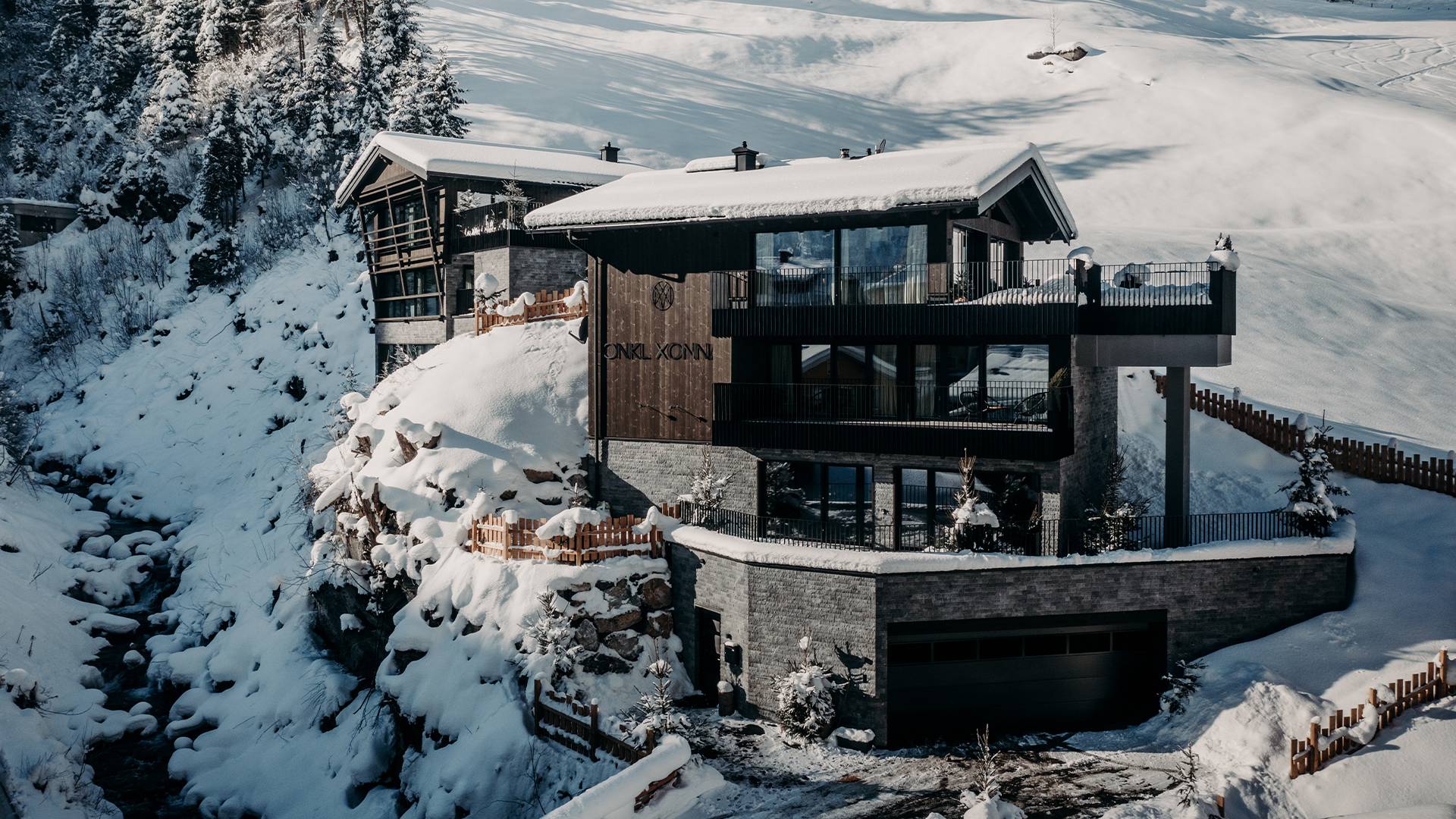 Onkl Xonna - Chalet im Winter in Großarl