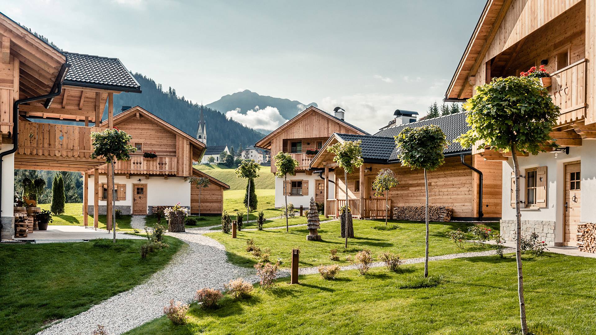 Pradel Dolomites Chalets - Sommeurlaub Familie St.Martin i Thurn Gadertal Südtirol